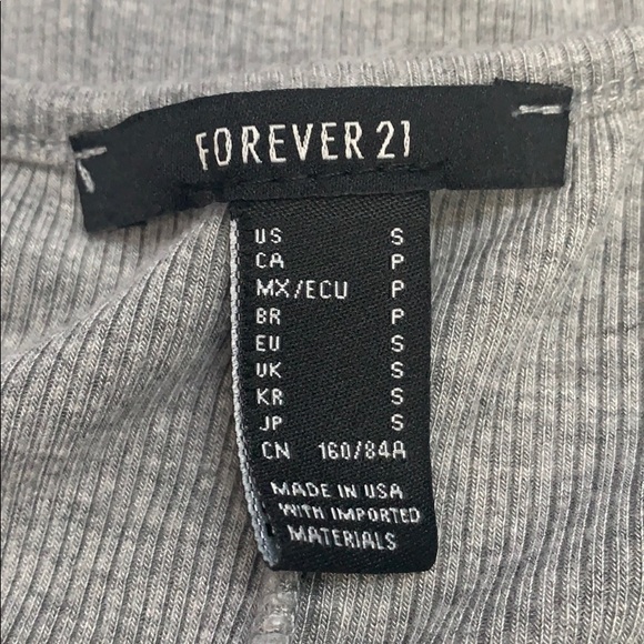 Grey Ribbed Bodysuit - Picture 4 of 5